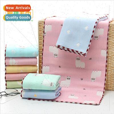 x layers cotton gauze towel 25*50 soft absorbent baby towel