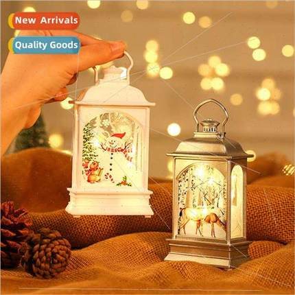New Christmas decorations light-up portable oil lamp LED win