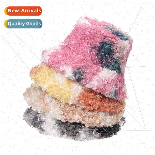 new warm pot hat Europe Uned States leisure colour wool tie-