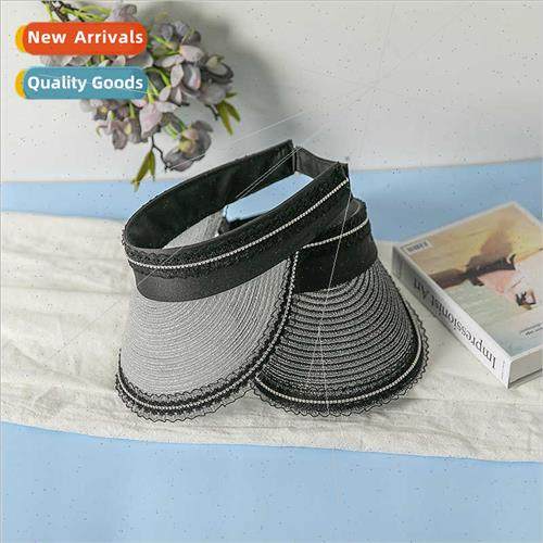 Summer Korean  metal mesh breathable lace zirconia edge suns