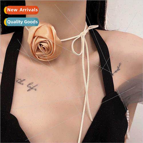 che Vintage Pure Desire Rose Choker Handmade Collar Wrist Fl