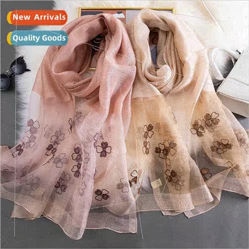 lk wool silk scarf female hundred Take spring autumn winter