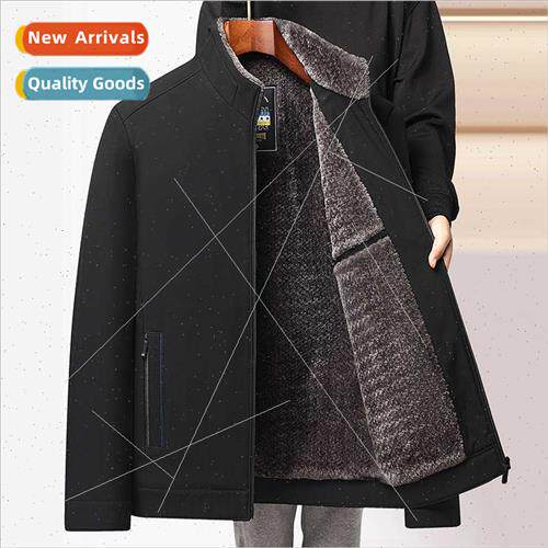 Dad fall winter jacket middle-aged elderly winter jacket mal