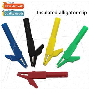 4mm Pure Copper High Current Fully Insulated Crocodile Clips