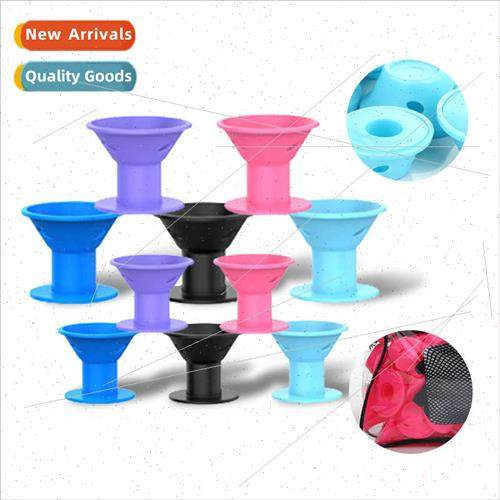 New licone Five Color Korean Big Wave Mushroom Bell Curler L