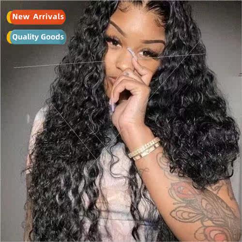 Wig African small curly hair New Women fashion black medium