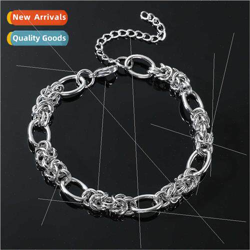 Europe retro metal circle bracelet men women tide ins cold w