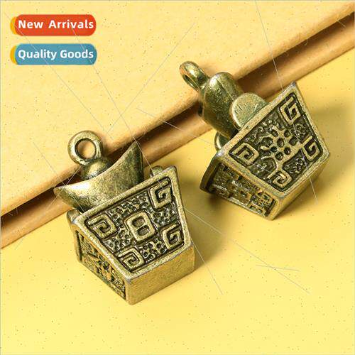 Imation brass vintage day into the gold creative keychain pe