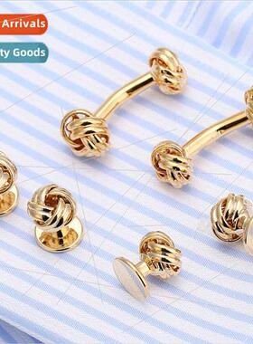 Set 6 Cufflinks French Shirt Placket Buttons Twist Dress But