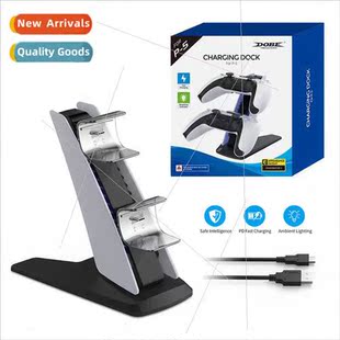 Type Dual Dock PS5 Wireless Airplane Charger Dua Gamepad