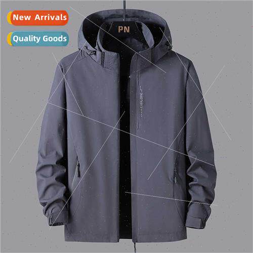 Winter 2022 new fall jacket men nylon stch fabric punching j