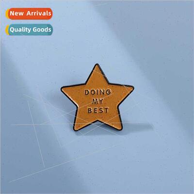 al design pentagram shape niche minimalist badges fun letter