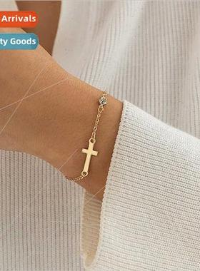 Korea ins cold wind delicate imation zirconia niche hand jew