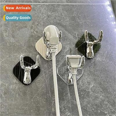 ght luxury hooks adhesive strong load-bearing no-hole bathro
