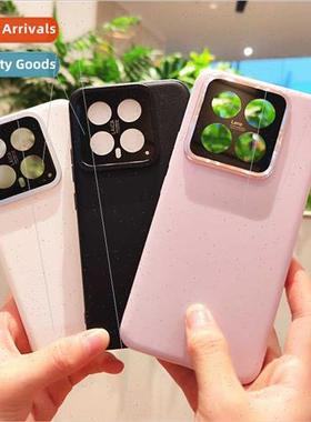 适用millet 14 phone case vegan leather millet 14pro all-incl