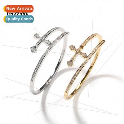 Hip Hop Europe Fine Edion Sword Justice Bracelet Copper wh Z