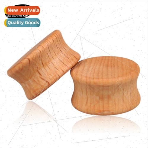 Premium Violet Wood Solid Heart Earrings Stud Piercing Jewel