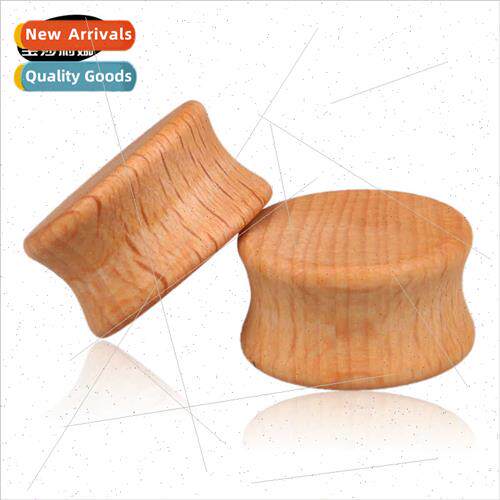 Premium Violet Wood Solid Heart Earrings Stud Piercing Jewel