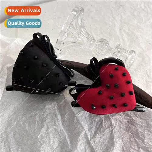 Korea hair clips hair accessories cute handmade strawberry c