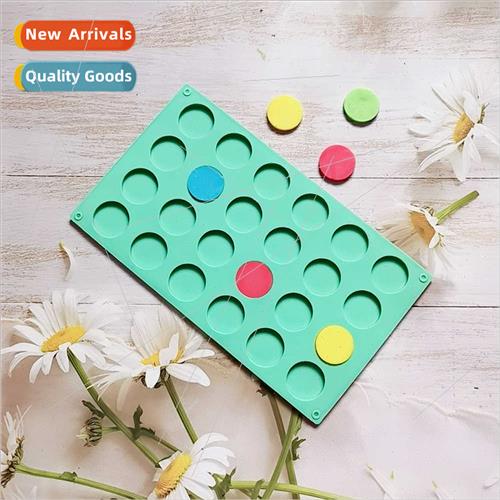 24 roundpcs 622 silicone mold candy pudding mold cake plugin