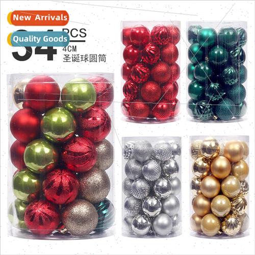 New  Christmas decorations 4cm/34pcs tube shaped Christmas b