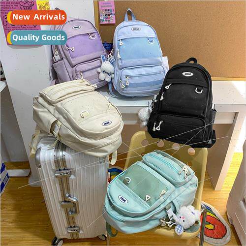 ulzzang large capacy Harajuku shoulder bag 2022 new male stu