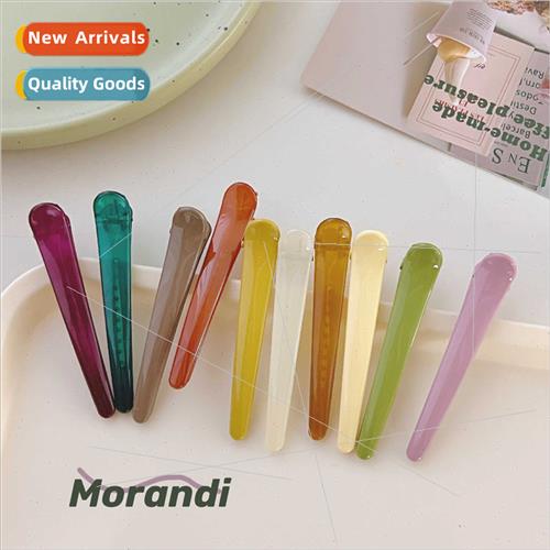 Fashion 8cm candy-colored duckbill clip colorful women hair