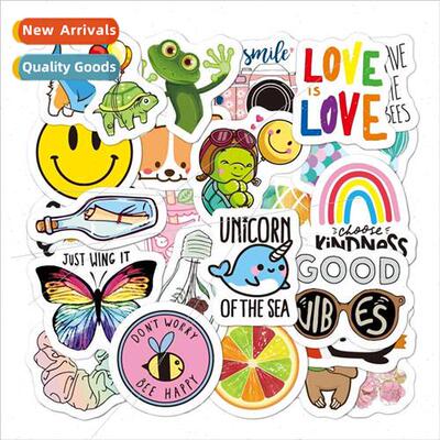 VSCO stickers 25 small size cartoon cute turtle waterprodeco