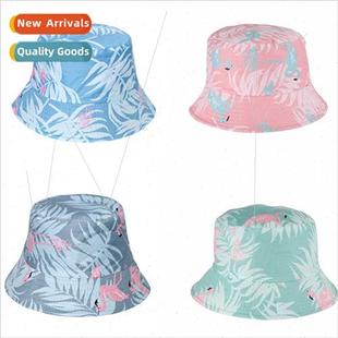 fashion leaves sided tropical Double hat new wear fisherman