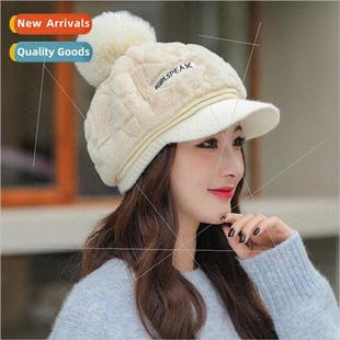wild ton fall duck warm plush female hats winter new Korean