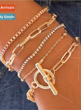 Europe fashion retro nd set four pieces jewelry female geome