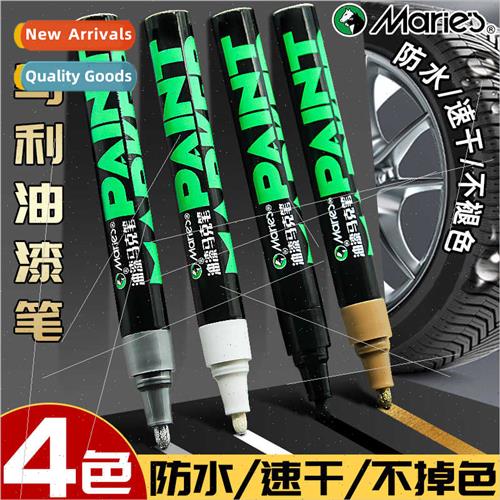 Paintbrush Marker C7632 ngle Gold Whe Tire Waterprolver Oil-