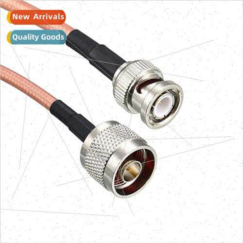 Coaxial RF adapter cable N male to BNC male high-frequency t