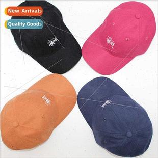 brim baseball cap Corduroy soft bent adjustable embroidery