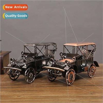 Retro classic car ornaments living room TV cabinet wine cool