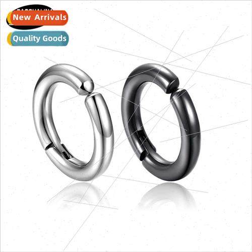 Tanium steel earrings are not easy to allergic tide jeweller