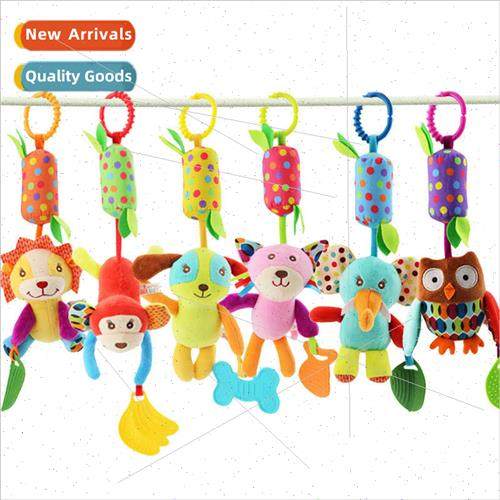 SKKBABY Baby Car Hanging Bed Hanging 6 Zoo Wind Chimes wh Te
