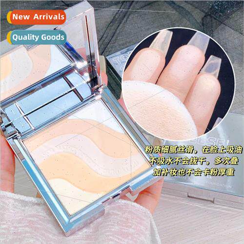 Flawless Setting Powder 5-color powder cake brighten skin to