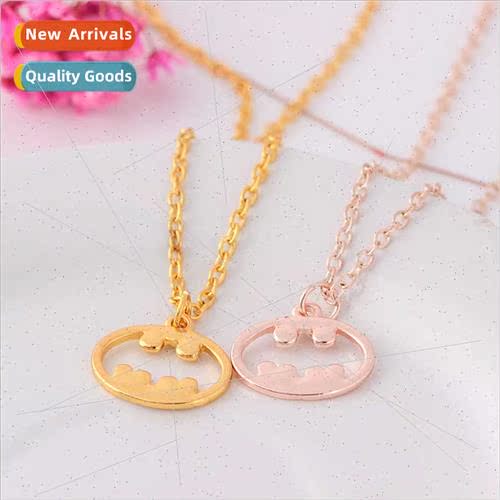 Fashion Oval Hollow Out Necklace mple Breast Tooth Pendant C