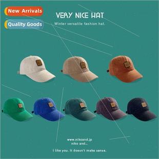 cap duck men washed out retro baseball female new tongue