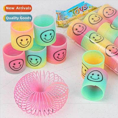 Mini smiley rainbow circle after 80 nostalgia elastic circle