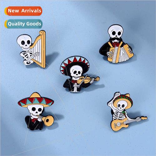 Europe Uned States Halloween spooky skull party accordion gu