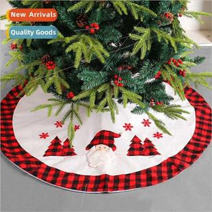 2023 new plaid black skirt red Christmas classic