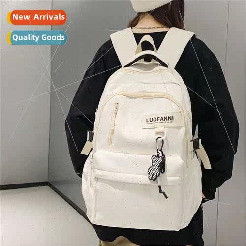schoolbag junior large capacy backpack ins simple travel sho