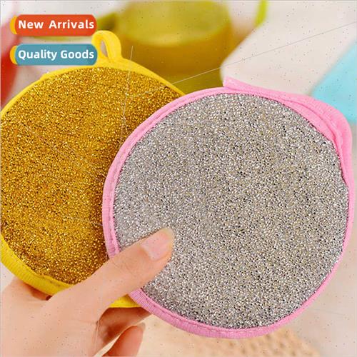 Round Brushing King Clean Yuanbao Towel Sunflower Sponge Scr