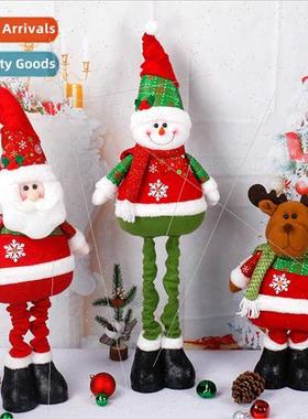 New Christmas toys scalable ornaments Santa Claus snowman el