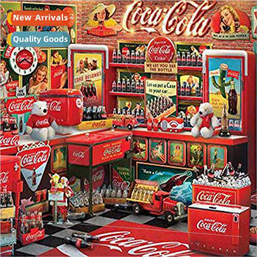 Cross Stch New DIY Coke Bear Full Stch mple Handmade Thread