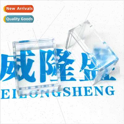 Large ze Square Transparent Case Square Watercolor Grid 1.5M