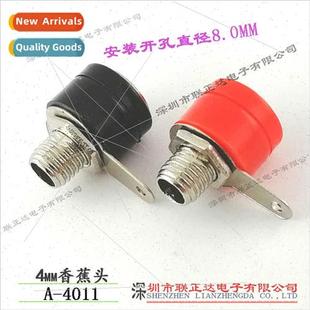 socket red black 4mm short head ultra ban banana