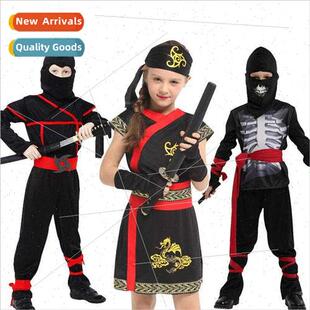 Halloween Japanese nja Men Women Adult Children Black Perman
